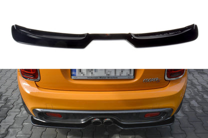 Mittlerer Diffusor Heck Ansatz für MINI COOPER S MK3 vor Facelift 3-Türer (F56) Carbon Look