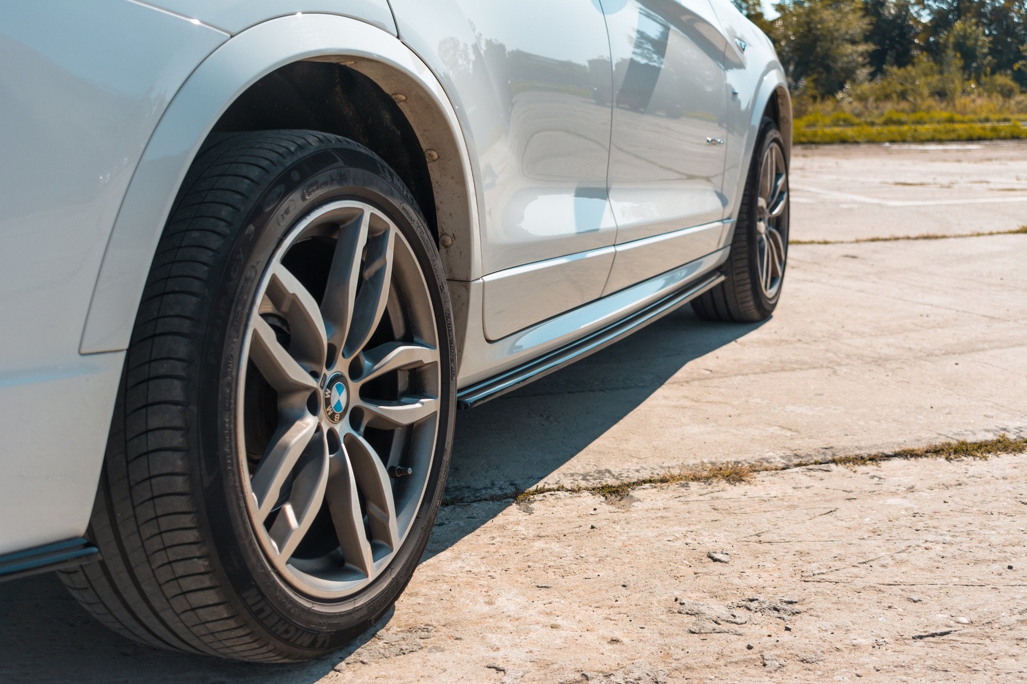 Seitenschweller Ansatz für BMW X3 F25 M-Paket Facelift Carbon Look – Tuning  King