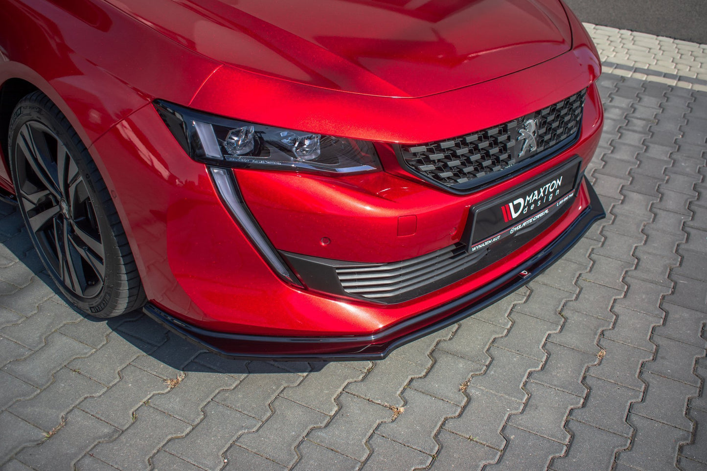 Front Ansatz V.2 für Peugeot 508 Mk2 Carbon Look