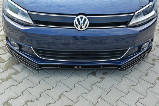 Front Ansatz V.1 für VW Jetta 6 schwarz matt
