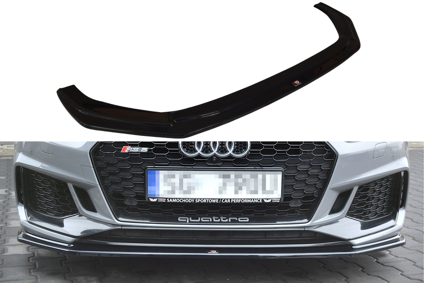 Front Ansatz V.2 für Audi RS5 F5 Coupe / Sportback schwarz matt