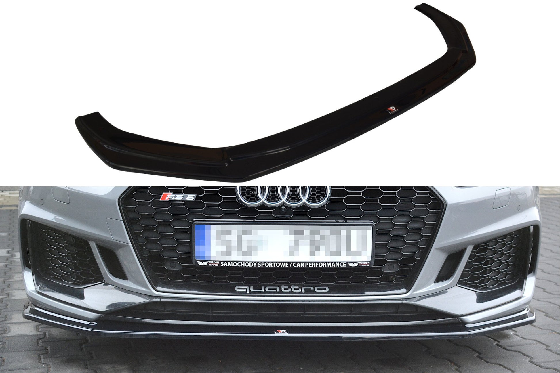 Front Ansatz V.2 für Audi RS5 F5 Coupe / Sportback schwarz matt