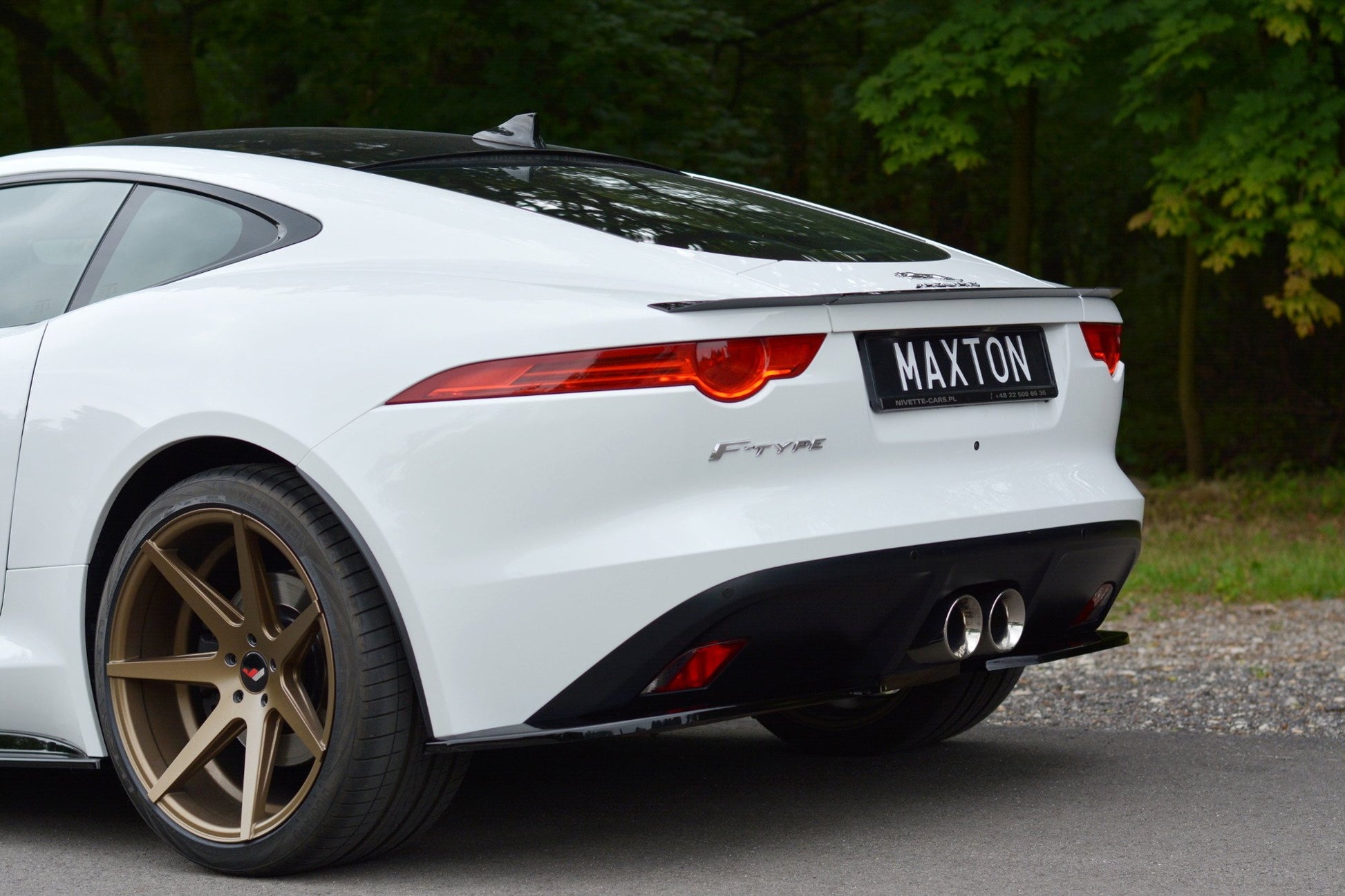 Spoiler CAP für JAGUAR F-TYPE schwarz matt