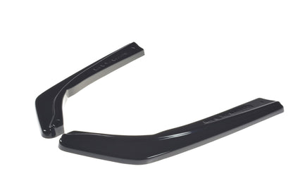 Heck Ansatz Flaps Diffusor für BMW 3er G20 M Paket schwarz matt