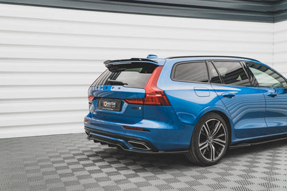 Spoiler CAP für Volvo V60 R-Design Mk2 schwarz matt