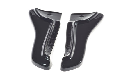 Heck Ansatz Flaps Diffusor V.1 für TESLA MODEL X  schwarz matt