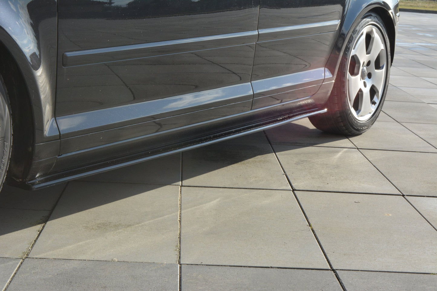 Seitenschweller Ansatz für Audi A3 Sportback 8P / 8P Facelift Carbon Look