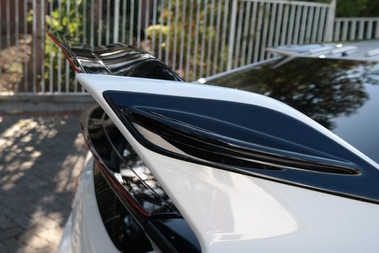 OBERER Spoiler CAP V.2 für HONDA CIVIC X TYPE R schwarz Hochglanz