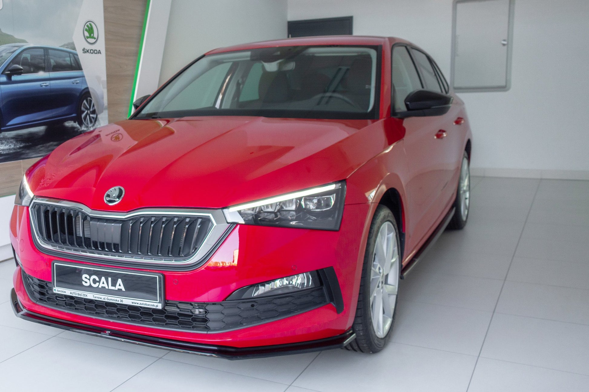 Seitenschweller Diffuser Skoda Scala Carbon Look