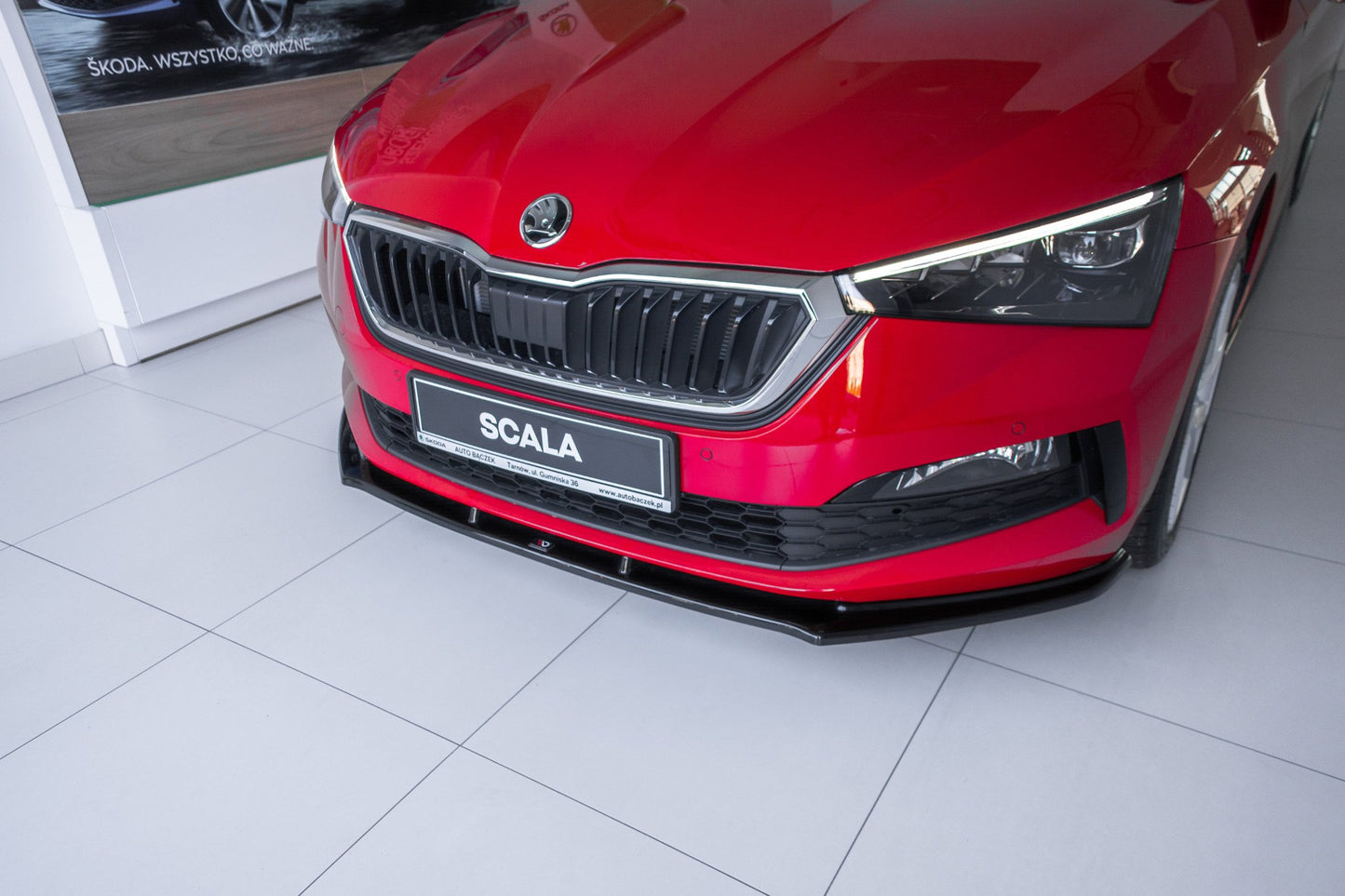 Front Ansatz V.1 für Skoda Scala schwarz matt