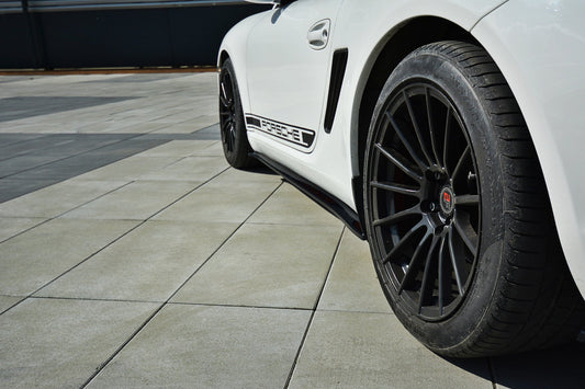 Seitenschweller Ansatz für PORSCHE CAYMAN S 987C  Carbon Look