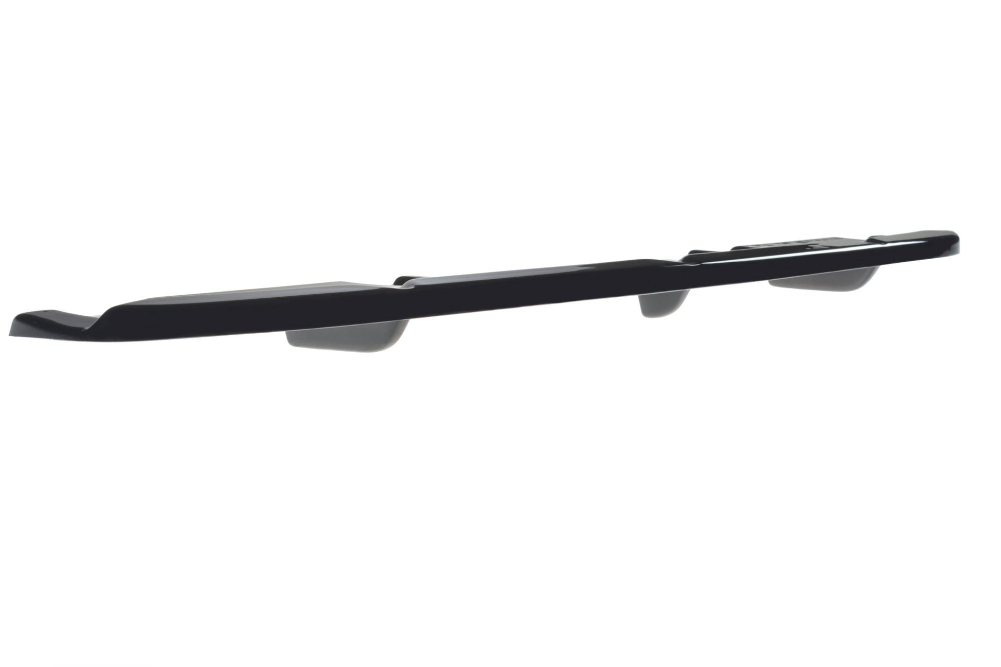Mittlerer Diffusor Heck Ansatz für(mit einem vertikalem balken)  Peugeot 508 SW Mk2 schwarz Hochglanz