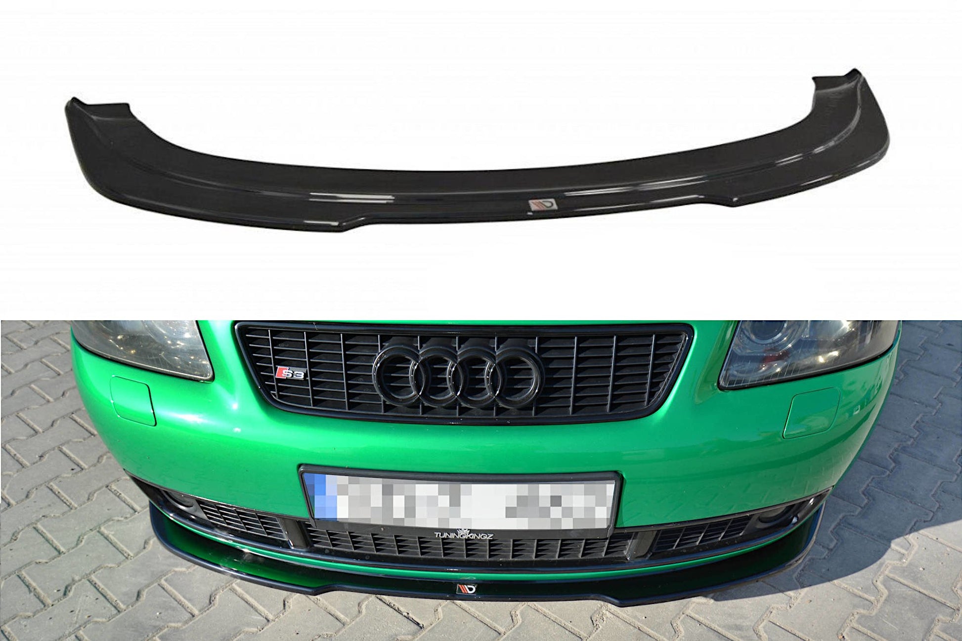 Front Ansatz für AUDI S3 8L Carbon Look