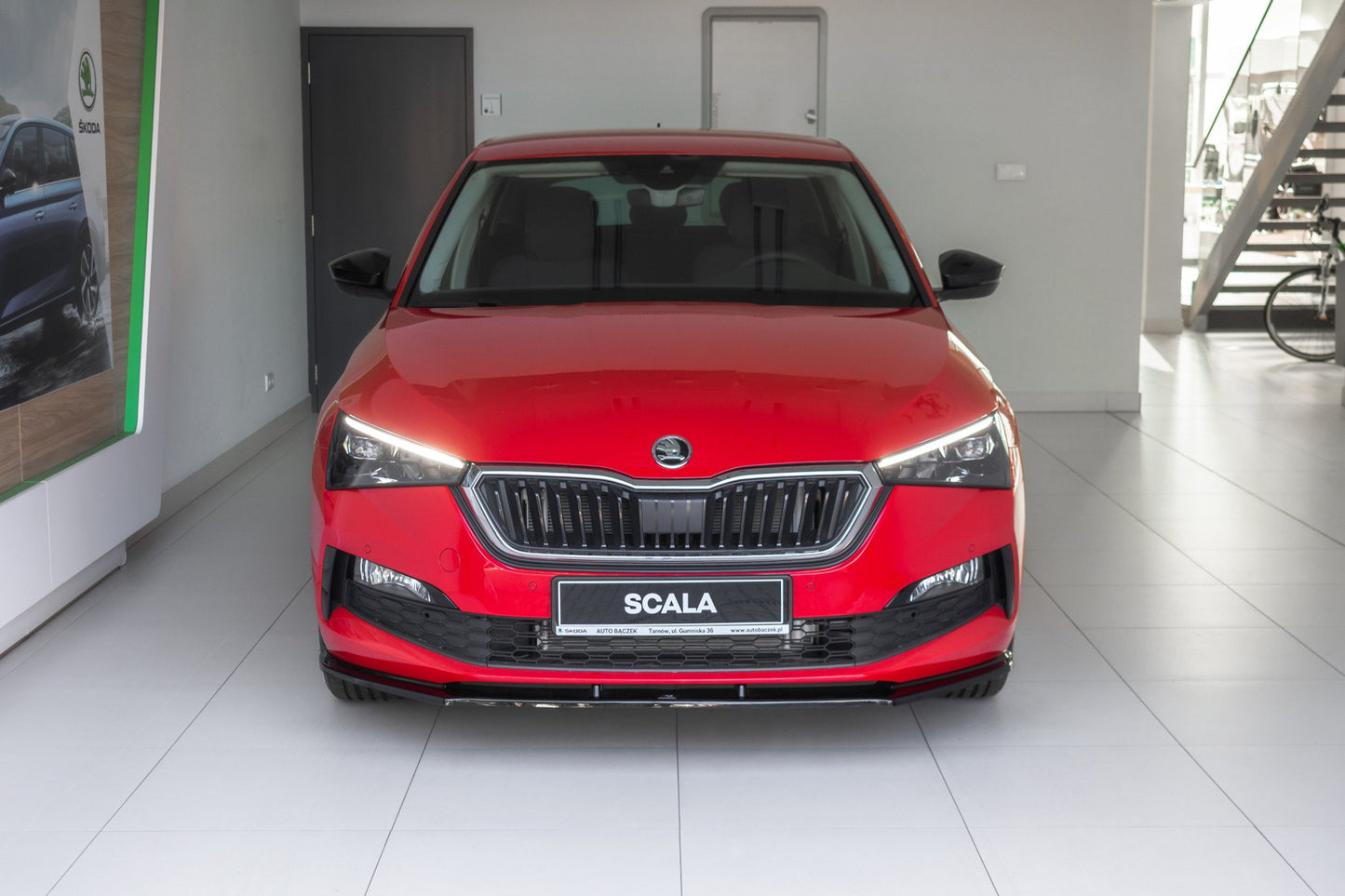 Front Ansatz V.1 für Skoda Scala schwarz Hochglanz