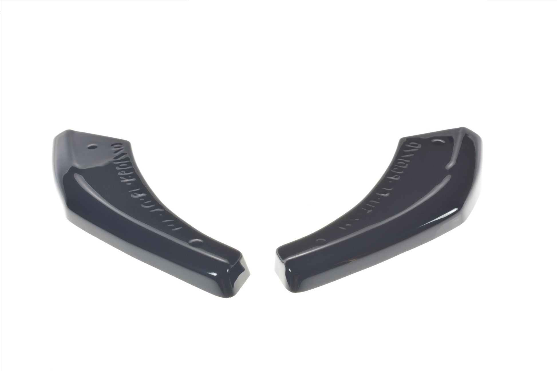 Heck Ansatz Flaps Diffusor für Hyundai Tucson Mk3 Facelift schwarz matt