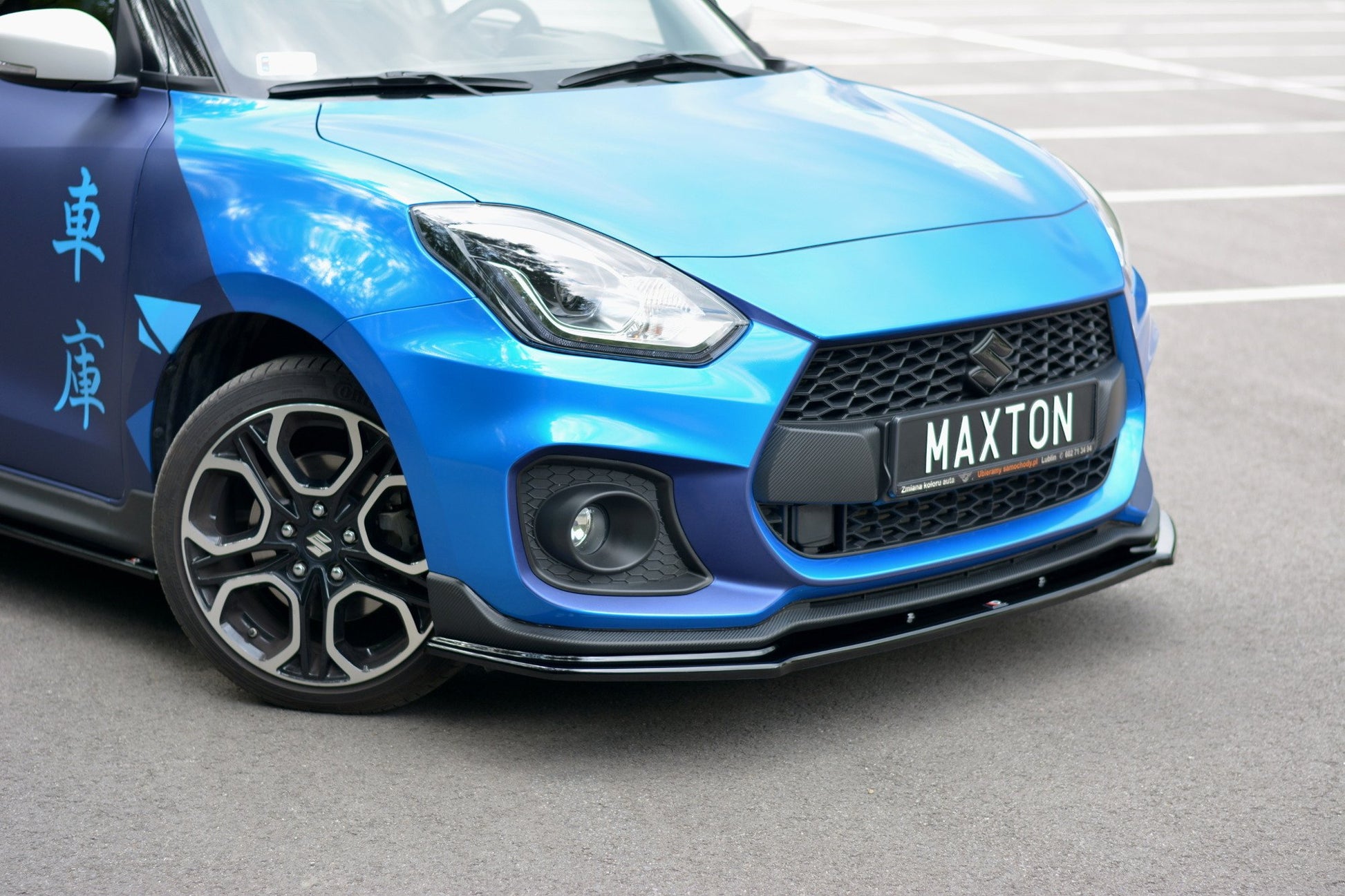 Front Ansatz V.1 für SUZUKI SWIFT 6 SPORT schwarz matt