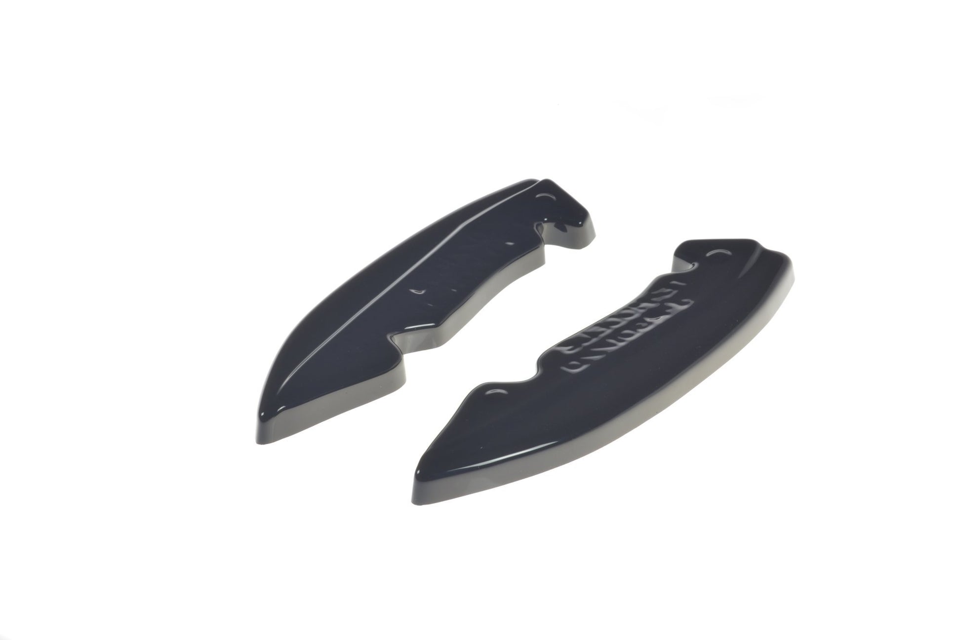 Heck Ansatz Flaps Diffusor für Tesla Model 3 schwarz matt