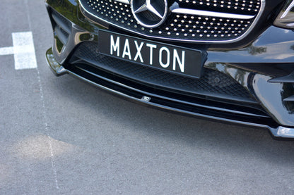 Front Ansatz V.2 für Mercedes-Benz E-Klasse W213 Coupe (C238) AMG-Line schwarz Hochglanz