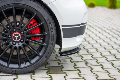 Heck Ansatz Flaps Diffusor für Mercedes A45 AMG W176 schwarz matt