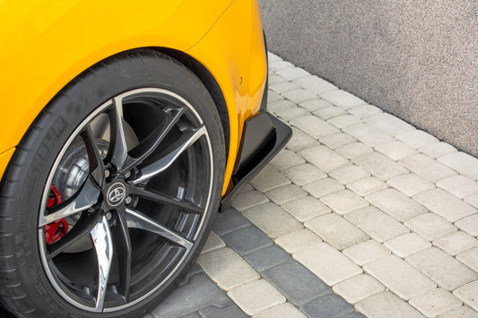 Heck Ansatz Flaps Diffusor V.1 für Toyota Supra Mk5 schwarz matt