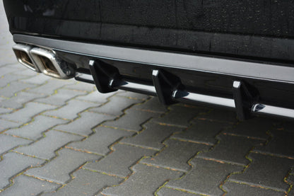 Diffusor Heck Ansatz für Mercedes E63 AMG W212  Carbon Look