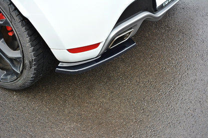 Heck Ansatz Flaps Diffusor für RENAULT CLIO MK4 RS  Carbon Look