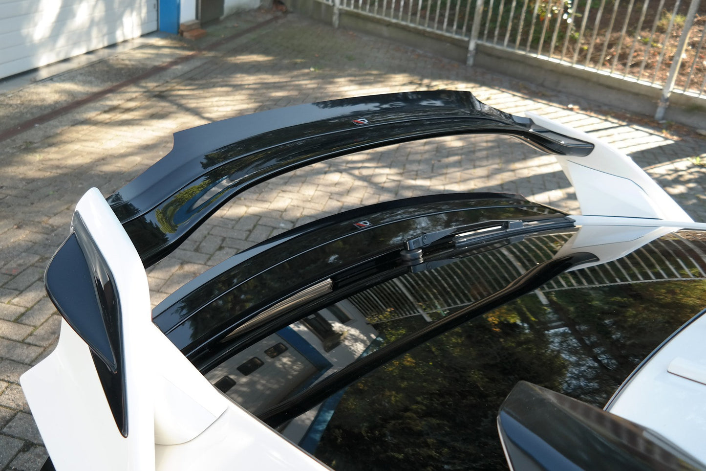 Unterer Spoiler CAP V.3 für HONDA CIVIC X TYPE R schwarz Hochglanz