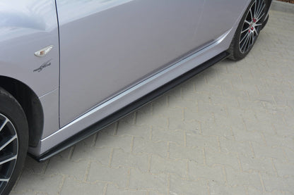 Seitenschweller Ansatz für MAZDA 6 MK2 SPORT HATCH (GH-SERIES) vor Facelift Carbon Look