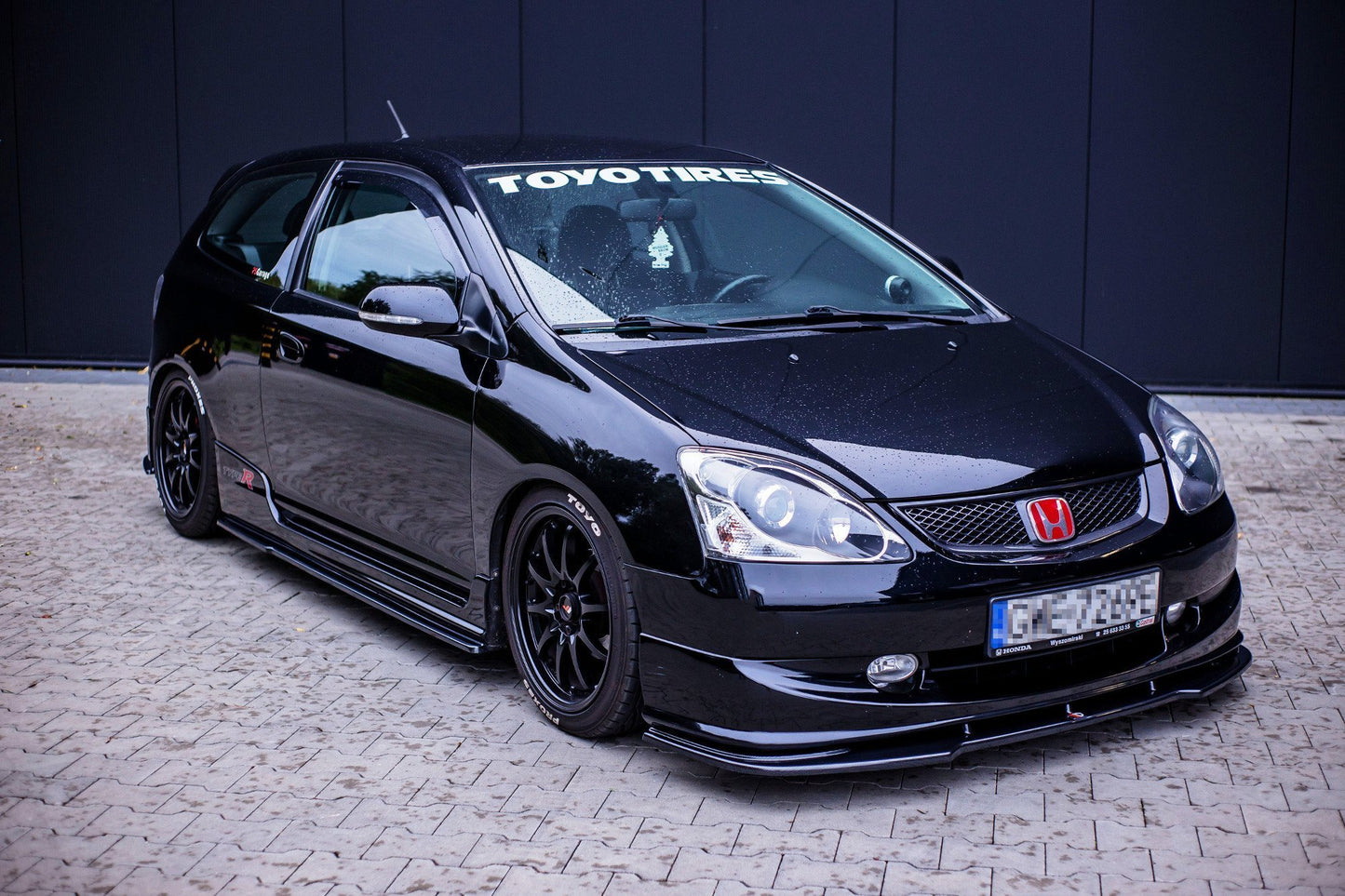 Seitenschweller Ansatz für HONDA CIVIC EP3 (MK7) TYPE-R/S FACELIFT Carbon Look