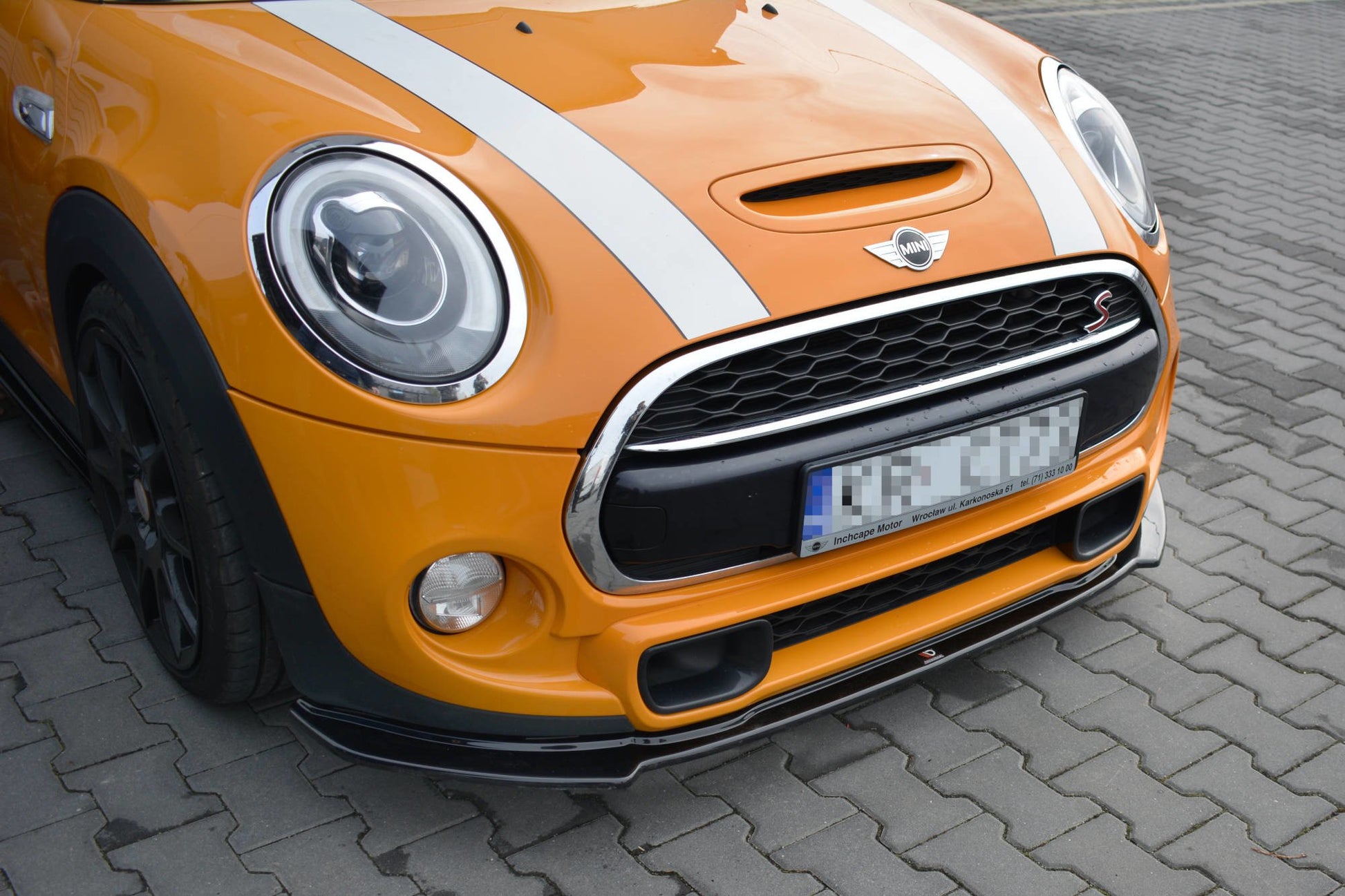 Front Ansatz für MINI COOPER S MK3 vor Facelift 3-Türer (F56) schwarz matt