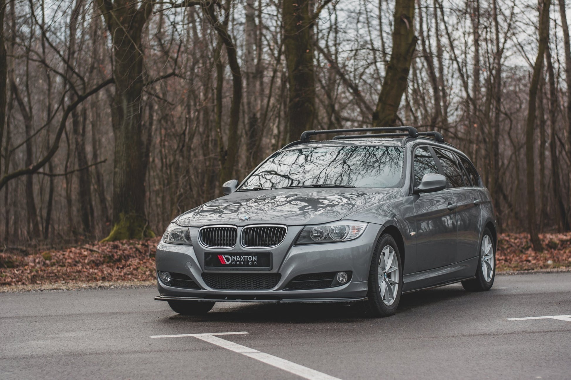 Front Ansatz V.2 für BMW 3er E90/E91 Facelift Carbon Look
