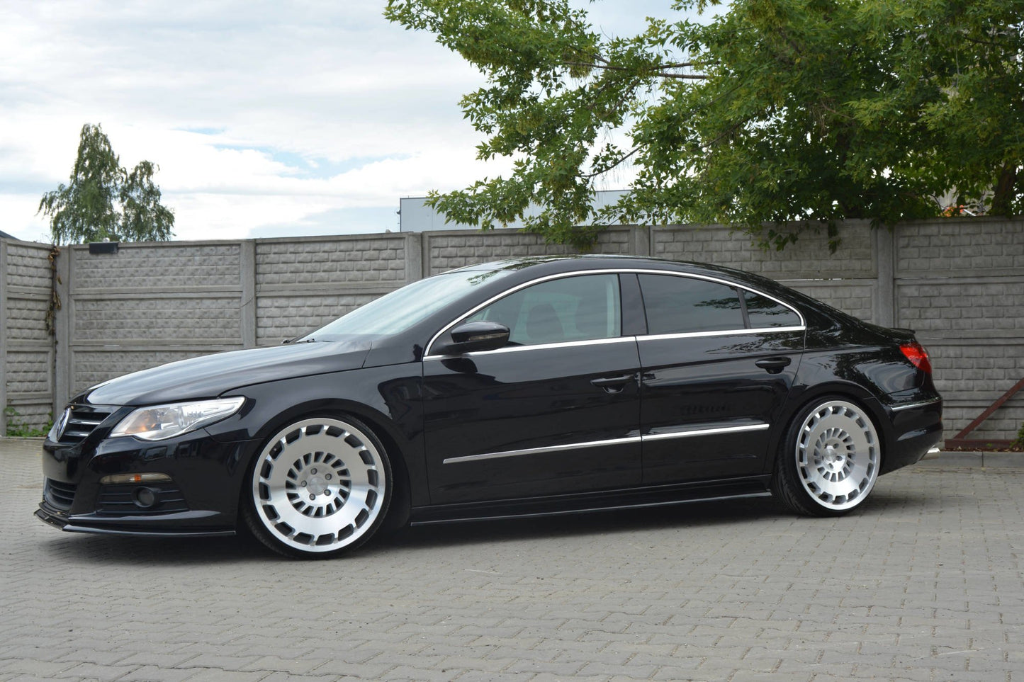 Seitenschweller Ansatz für VW PASSAT CC STANDARD Carbon Look
