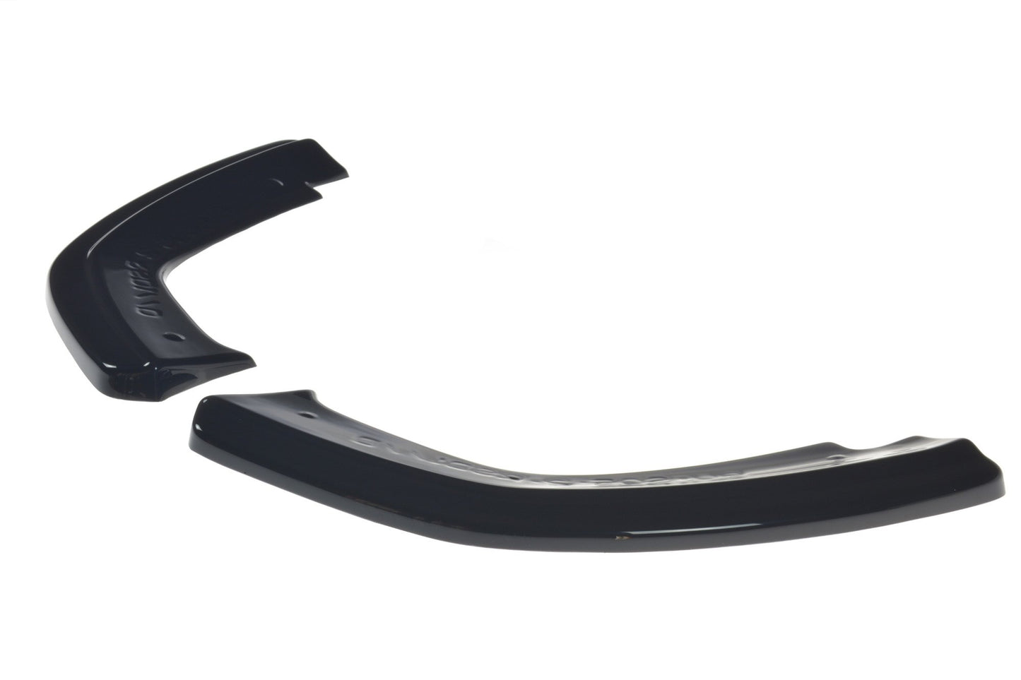 Heck Ansatz Flaps Diffusor für Audi SQ5/Q5 S-line MkII schwarz Hochglanz