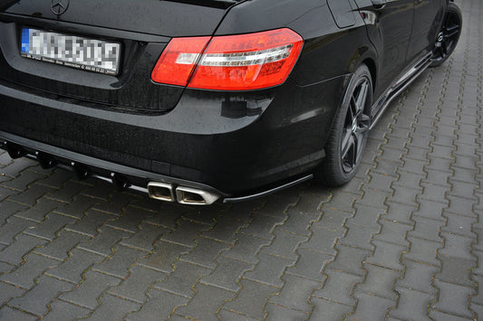Heck Ansatz Flaps Diffusor für Mercedes E63 AMG W212  Carbon Look
