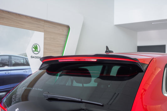 Spoiler CAP für Skoda Scala schwarz Hochglanz
