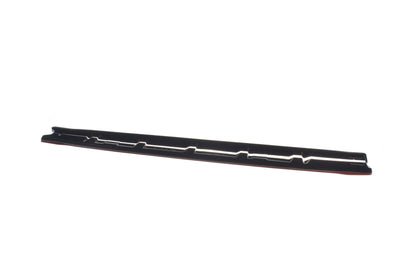 Seitenschweller Ansatz passend für V.2 SUBARU WRX STI schwarz matt