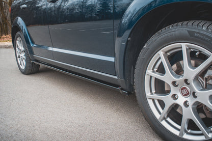 Seitenschweller Ansatz für Fiat Freemont Carbon Look