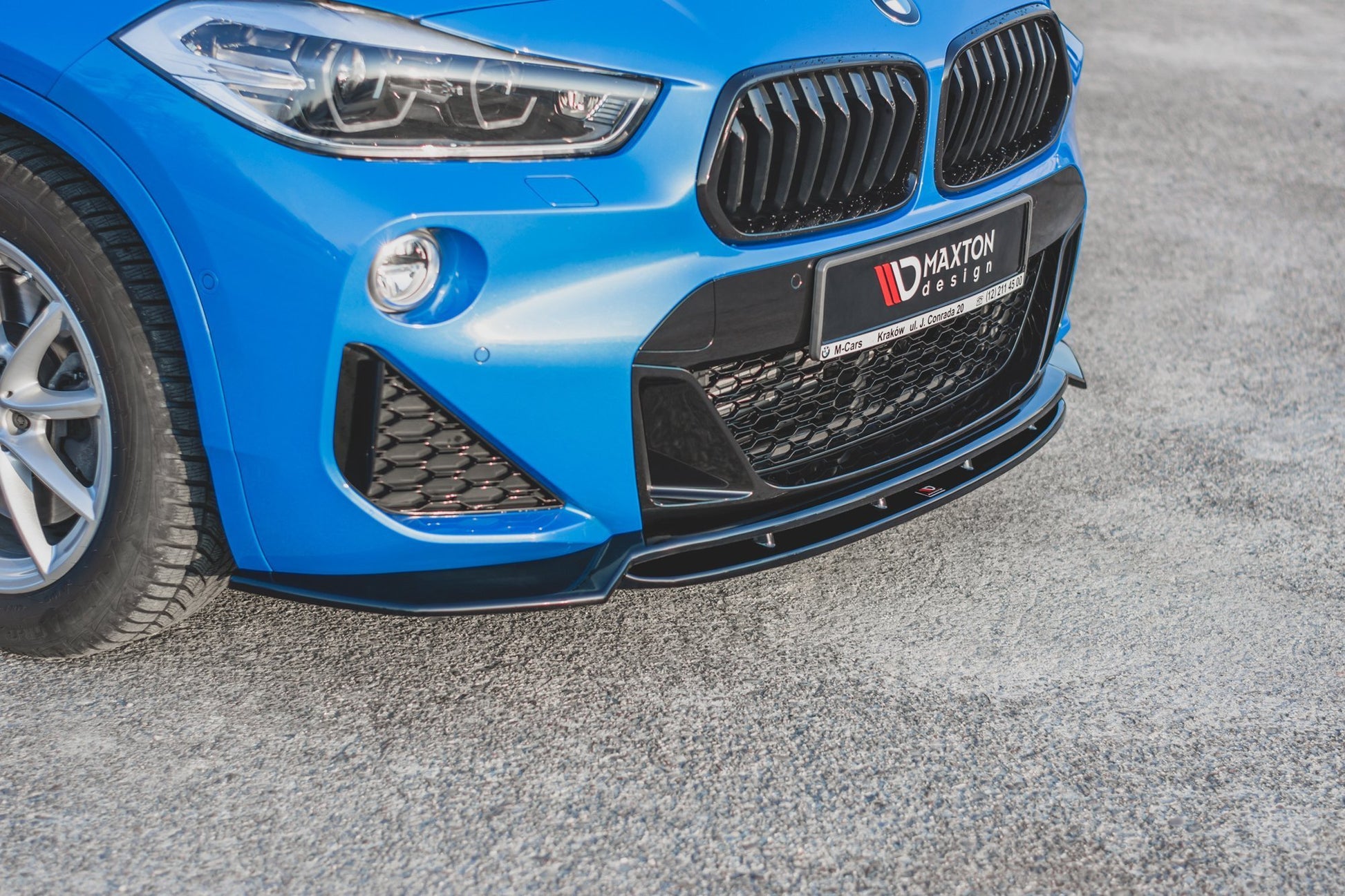Front Ansatz für BMW X2 F39 M-Paket Carbon Look
