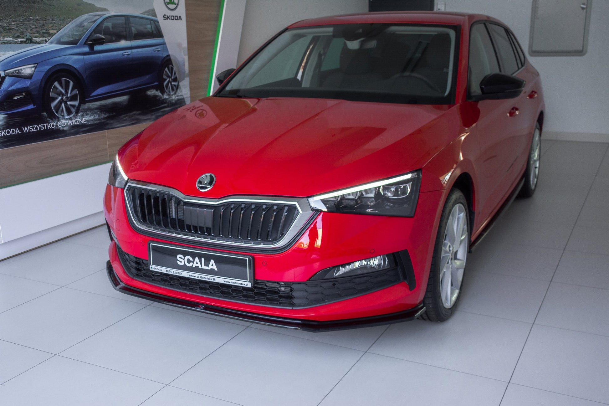 Front Ansatz V.3 für Skoda Scala Carbon Look