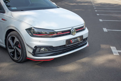 Front Ansatz V.5 für VW POLO MK6 GTI  Carbon Look