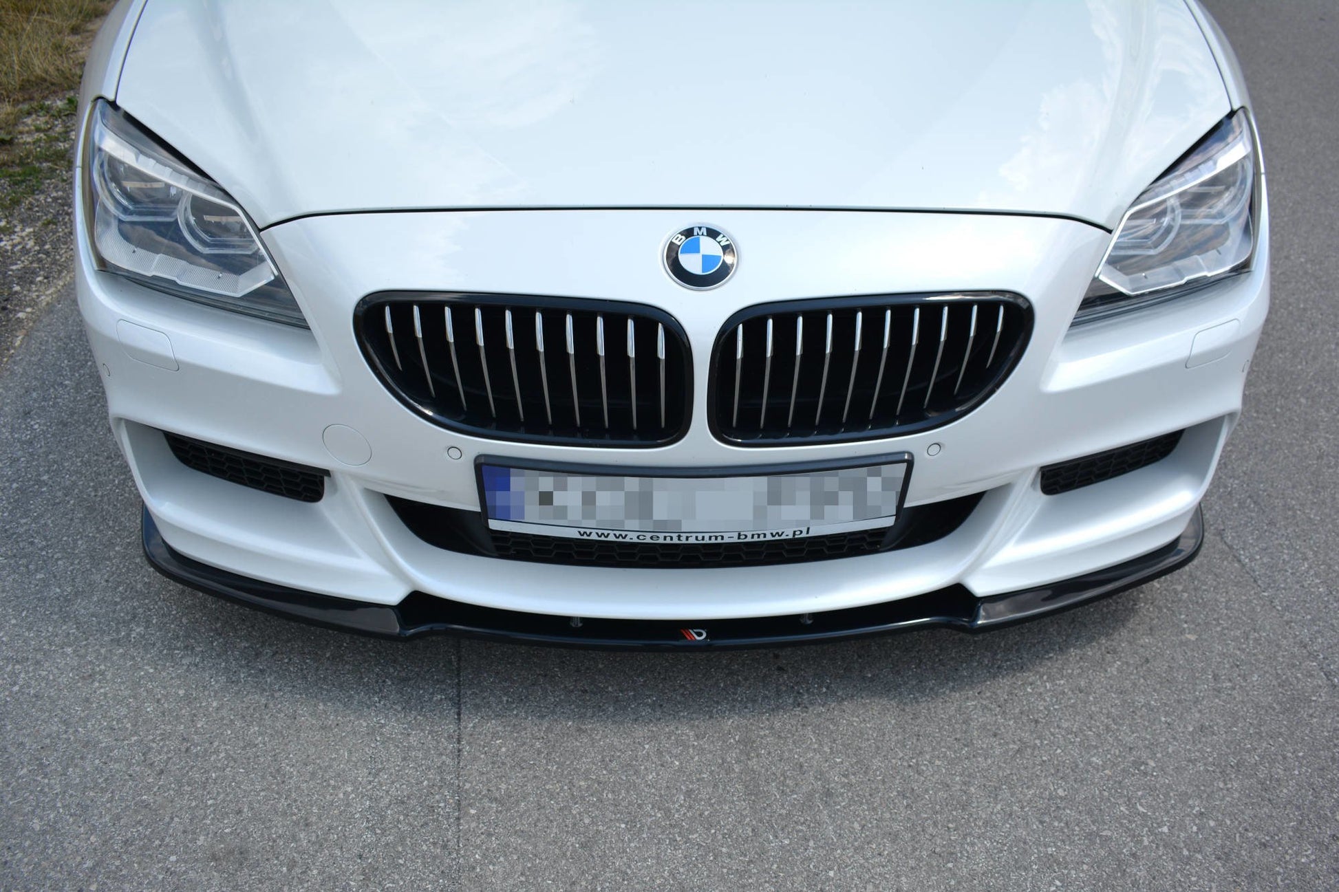 Front Ansatz für BMW 6er Gran Coupé M Paket schwarz matt
