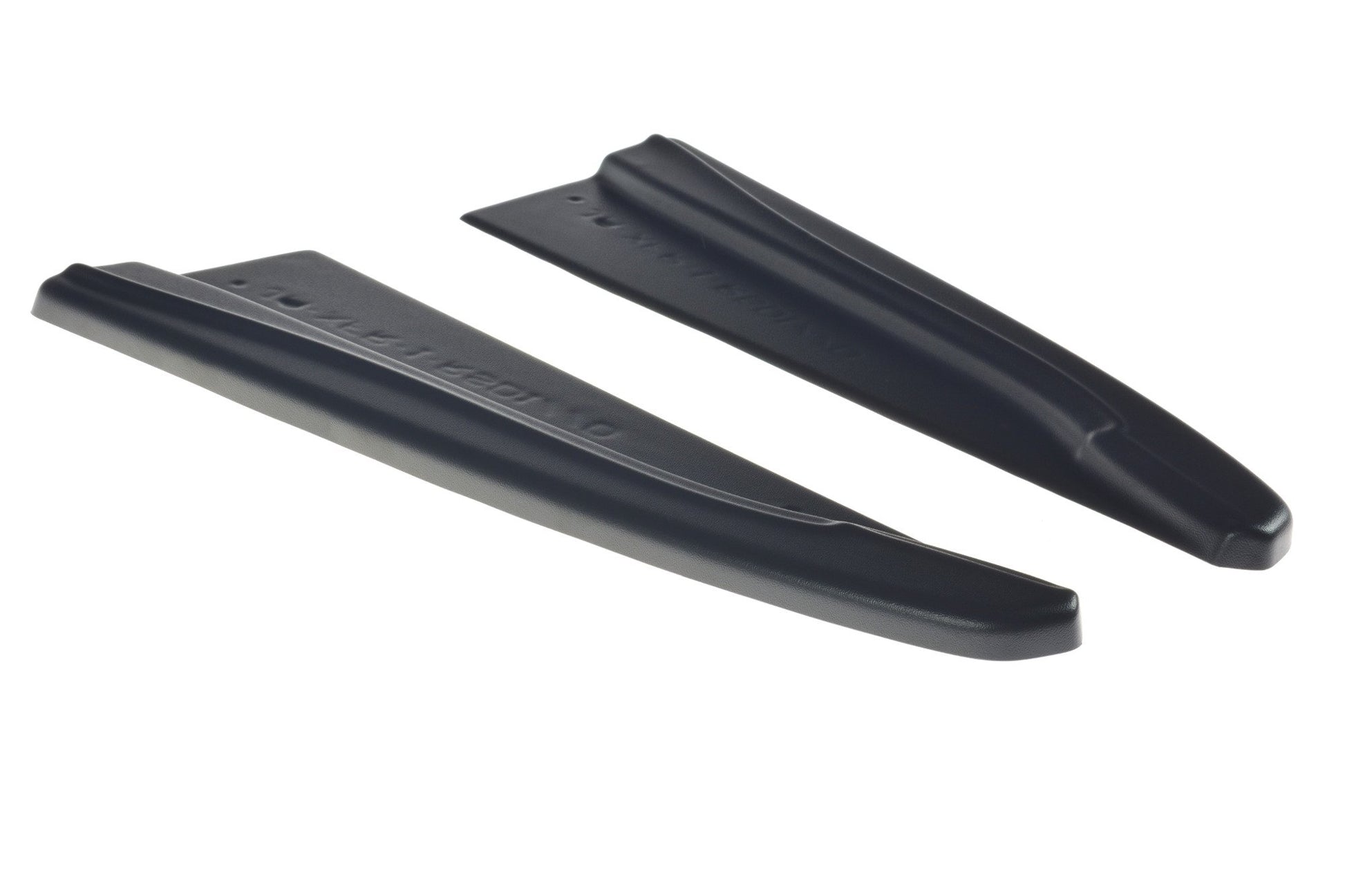 Heck Ansatz Flaps Diffusor für JAGUAR XF- R schwarz Hochglanz