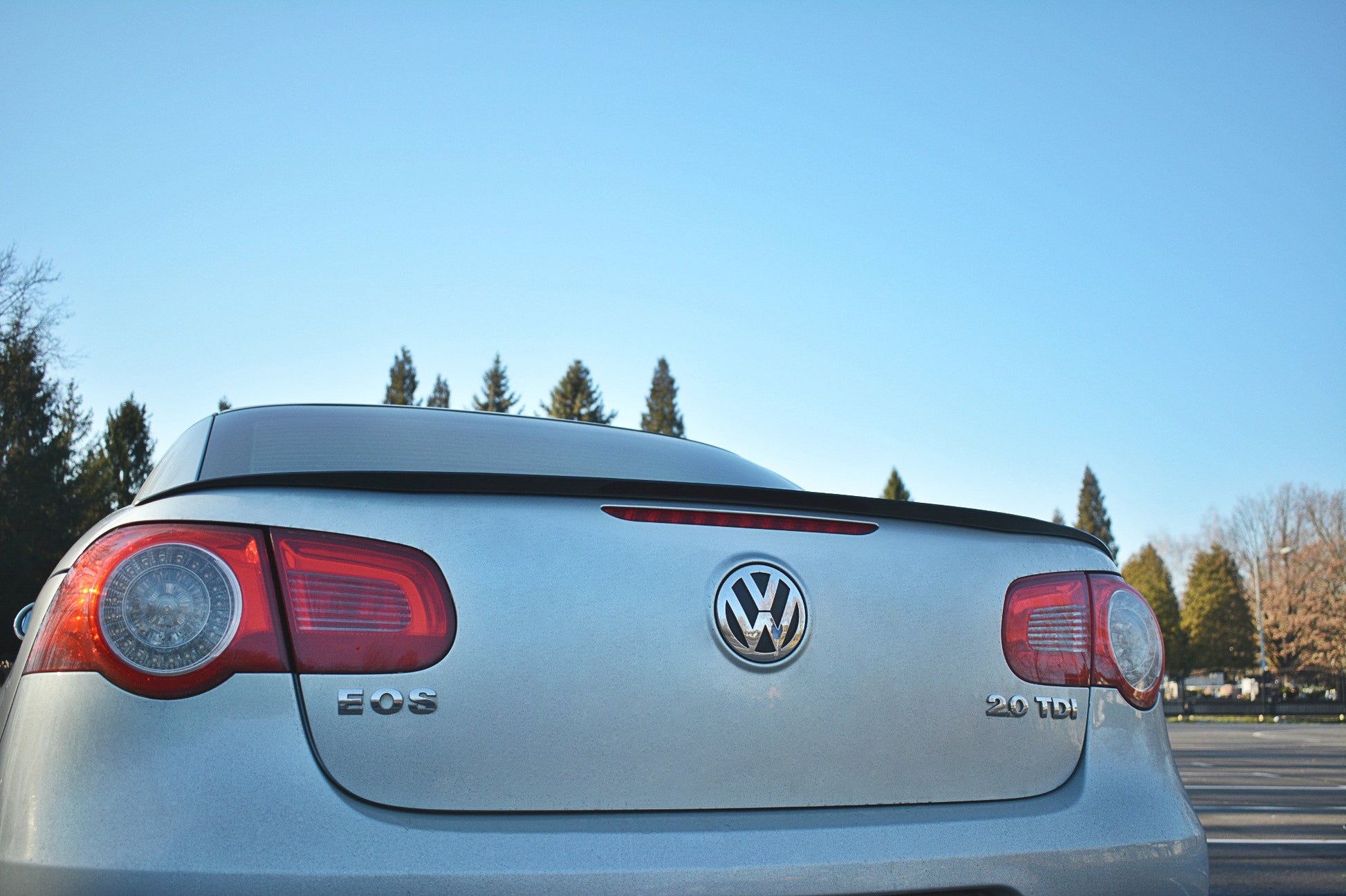 Spoiler CAP für VW EOS Carbon Look