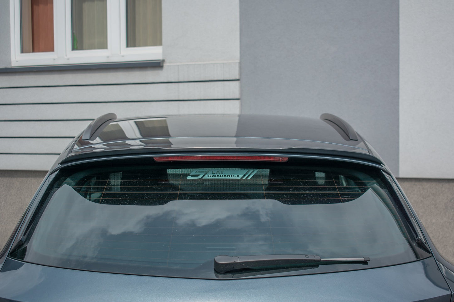 Spoiler CAP für Seat Leon Mk3 Cupra ST Facelift schwarz Hochglanz