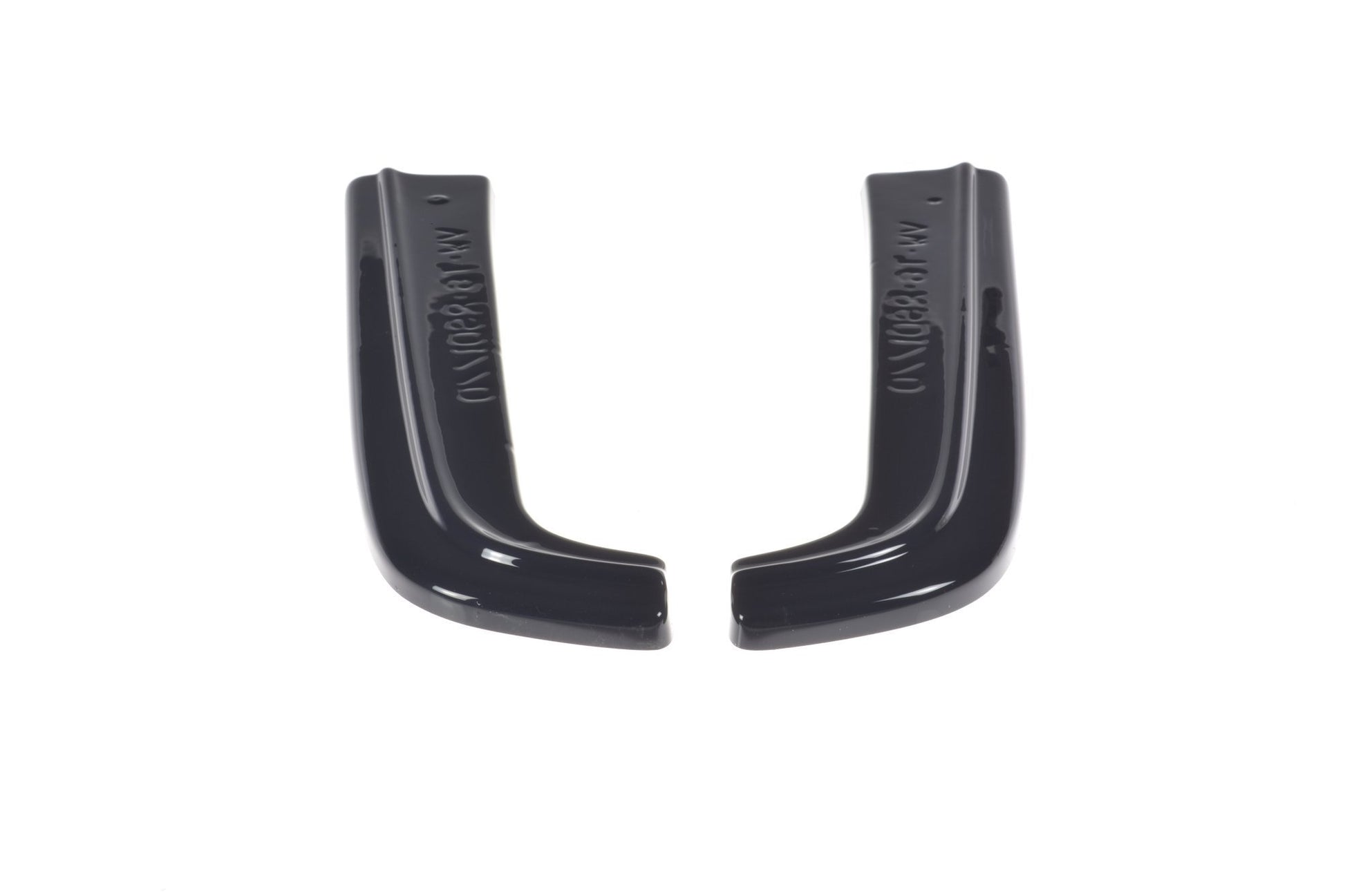 Heck Ansatz Flaps Diffusor für Volkswagen T6 Carbon Look