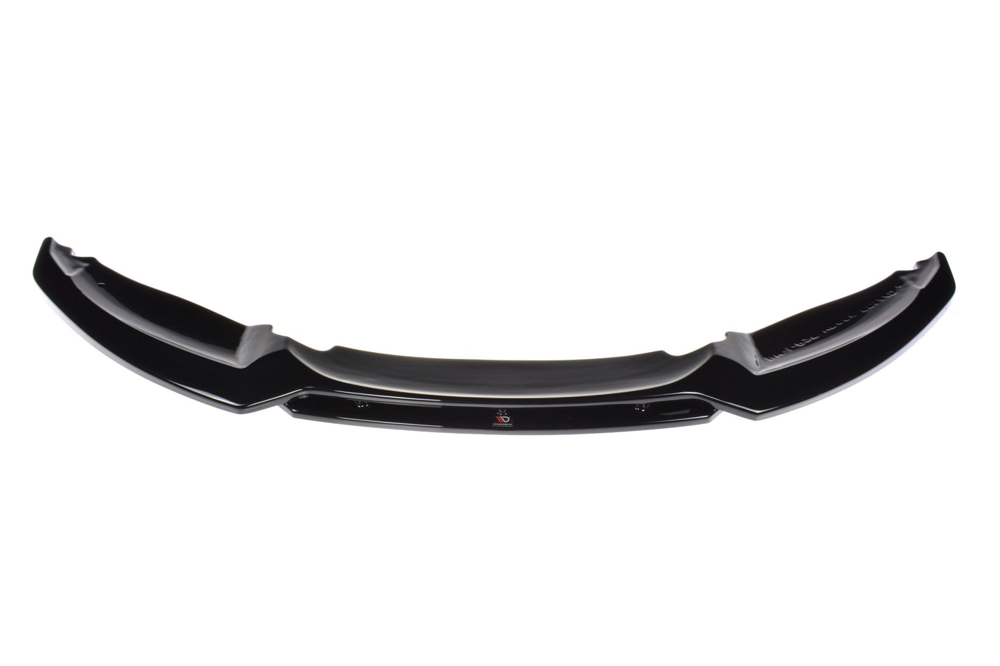 Front Ansatz V.1 für BMW 1er E82 FACELIFT M Paket  schwarz Hochglanz
