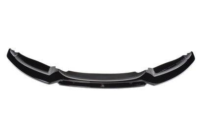 Front Ansatz V.1 für BMW 1er E82 FACELIFT M Paket  schwarz Hochglanz
