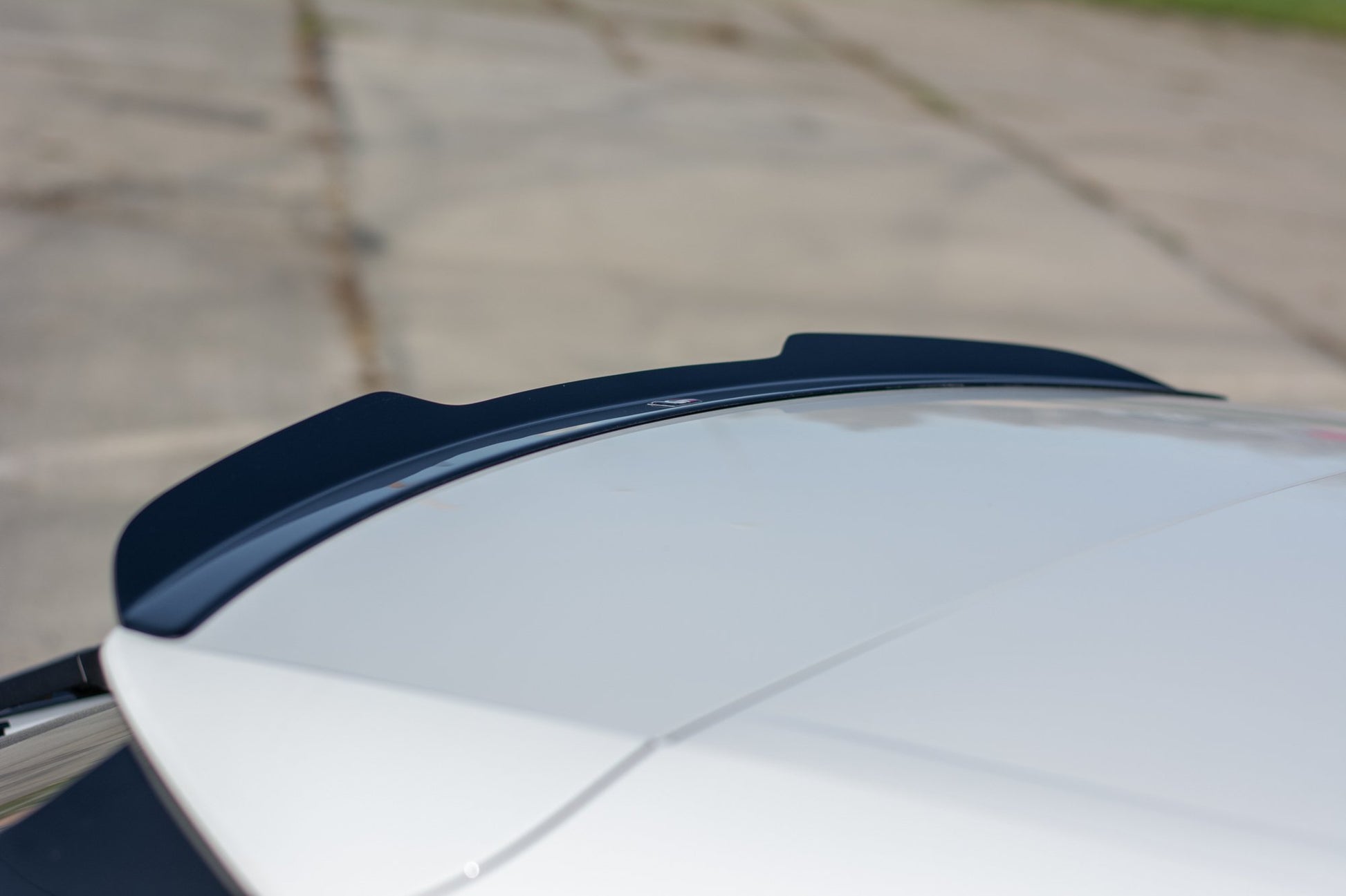 Spoiler CAP V.1 für Audi Q8 S-line schwarz Hochglanz