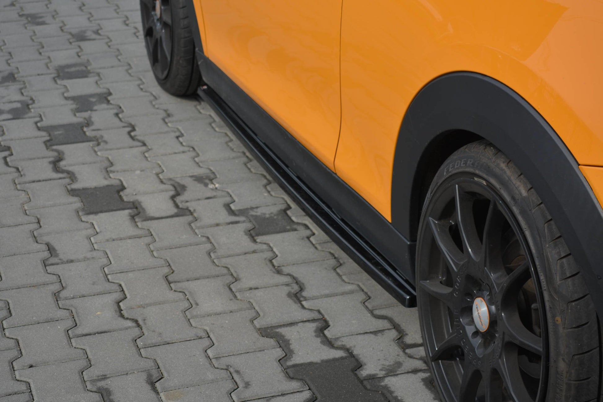Seitenschweller Ansatz für MINI COOPER S MK3 vor Facelift 3-Türer (F56) Carbon Look