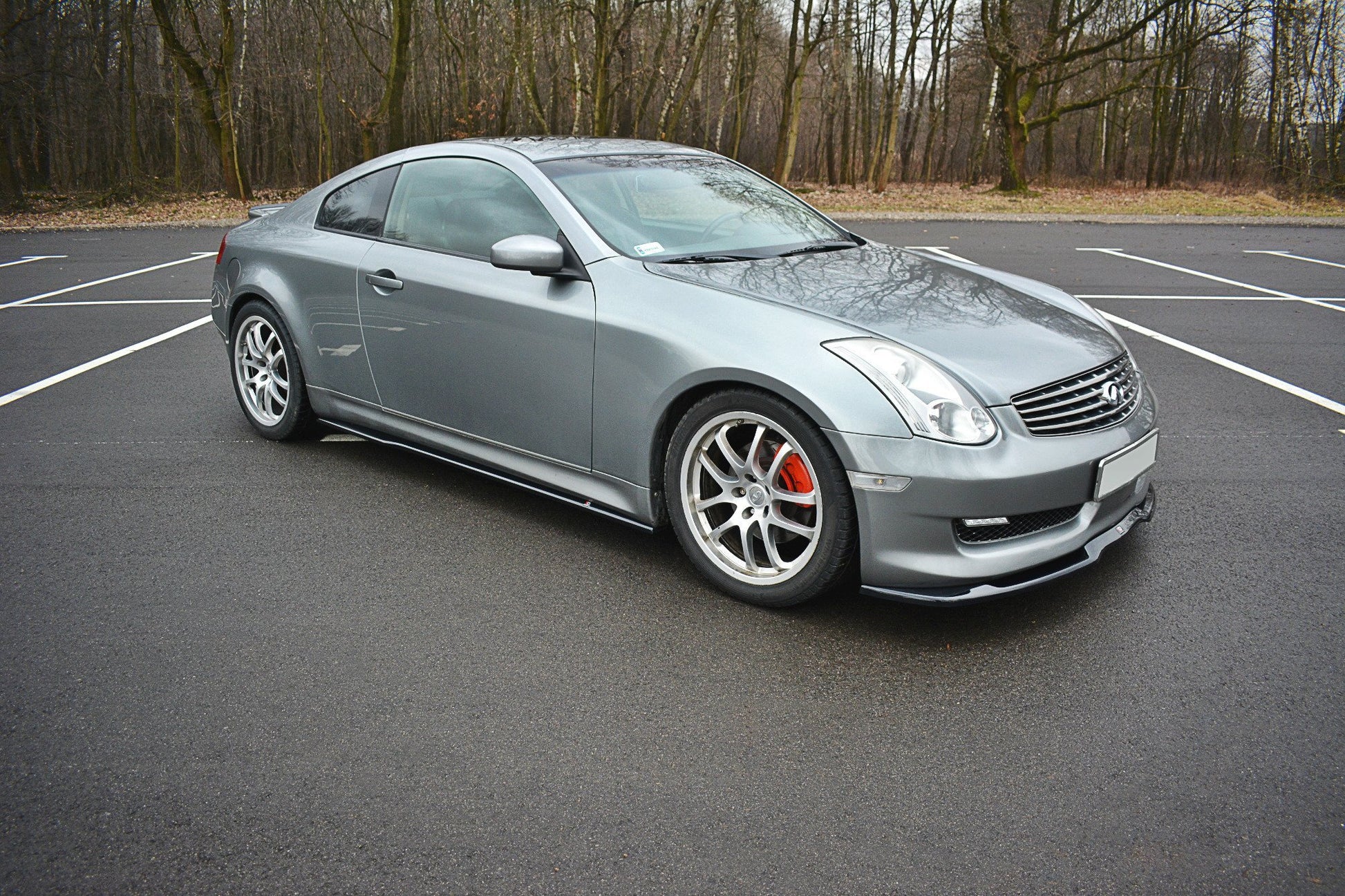 Seitenschweller Ansatz für INFINITI G35 COUPE Carbon Look